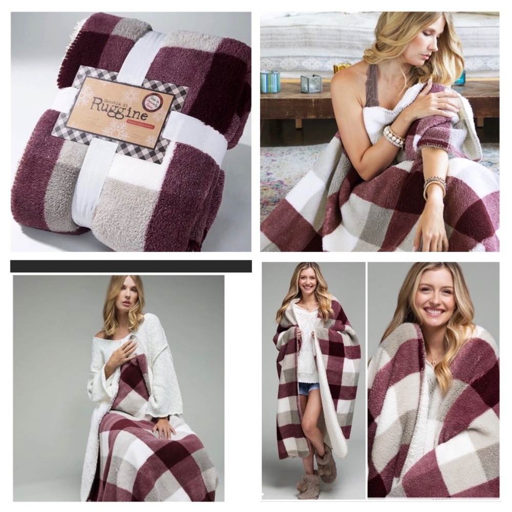 Super Soft Luxury Sherpa Plush Throw
